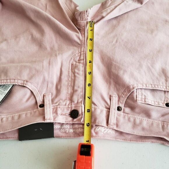 Mossimo Pink Distressed Boyfriend Jeans Size 6 NWT - Picture 8 of 12